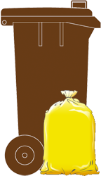 Gelbe(r) Sack / Tonne